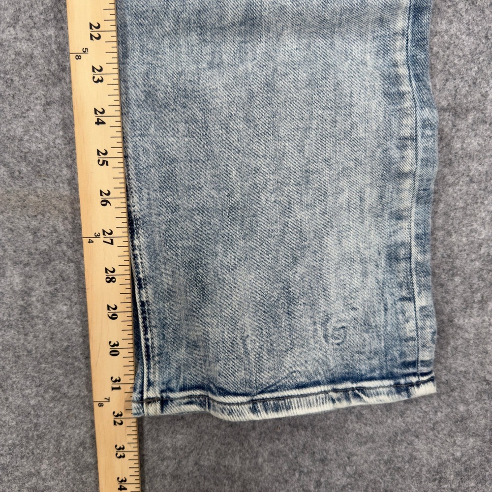 Buffalo David Bitton Driven-X Relaxed Straight Stretch Jeans Light Wash 33 NEW - Picture 11 of 13